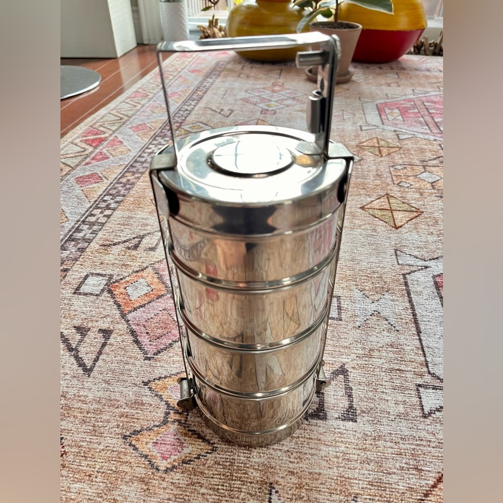 4 Tier Stainless Steel Lunch Box